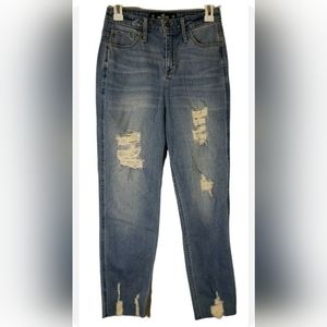 ❤️ HOLLISTER JUNIORS ULTRA HIGH-RISE MOM JEAN VINTAGE STRETCH SIZE 3R 26W 27L ❤️